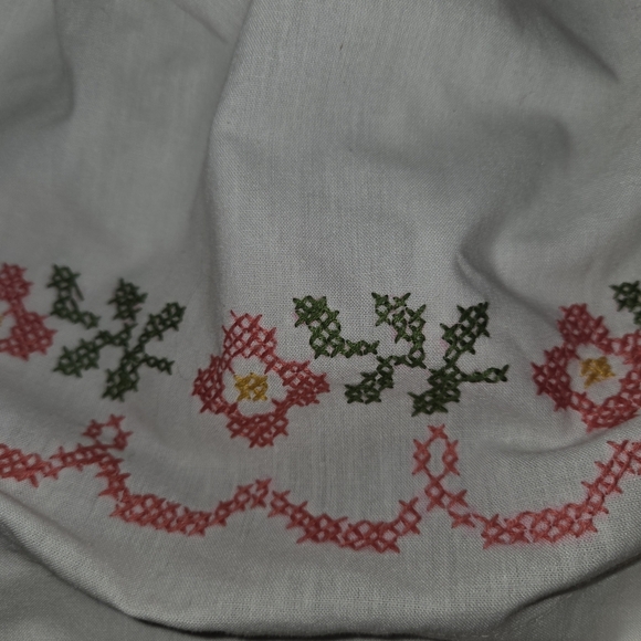 Vintage Pillowcase Doll Embroidered Pink - Picture 3 of 8